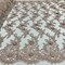 1 Yard Beaded 3D Floral Lace Fabric Embroidered on Premium Polyester Mesh 52 Inches